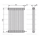 Трубчатый дизайн-радиатор производства ARBONIA (Германия), модель 2150, 10 секций, нижнее разностороннее подключение 24 (слева направо)/42 (справа налево)