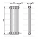 Трубчатый дизайн-радиатор производства ARBONIA (Германия), модель 2150, 5 секций, нижнее разностороннее подключение 24 (слева направо)/42 (справа налево)