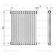 Трубчатый дизайн-радиатор производства ARBONIA (Германия) модель 2180/12/42 с нижней разносторонней подводкой