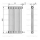 Трубчатый дизайн-радиатор производства ARBONIA (Германия) модель 2180/8/42 с нижней разносторонней подводкой