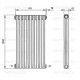 Трубчатый дизайн-радиатор производства ARBONIA (Германия) модель 2180/9/42 с нижней разносторонней подводкой