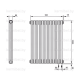 Трубчатый дизайн-радиатор производства ARBONIA (Германия), модель 2200, 12 секций, нижнее подключение 69 (слева)/89 (справа)