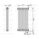 Трубчатый дизайн-радиатор производства ARBONIA (Германия), модель 2200, 7 секций, нижнее подключение 69 (слева)/89 (справа)