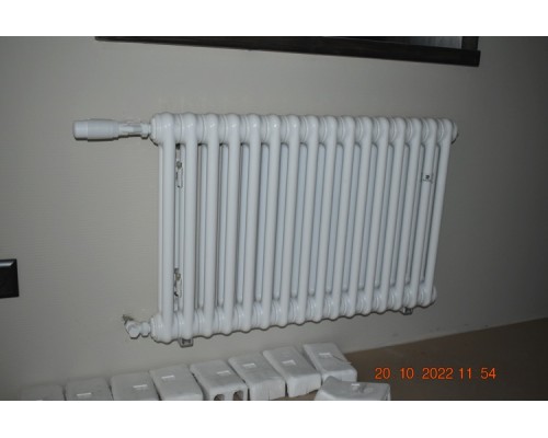 Трубчатый дизайн-радиатор производства ARBONIA (Германия), модель 2050, 16 секций, боковое подключение 12 (слева)/34 (справа)