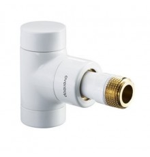 Комплект вентилей на обратную подводку угловой белый OVENTROP (Германия)
