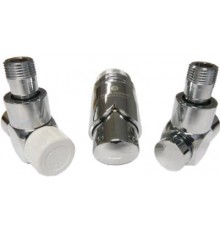 Комплект подключений для полотенцесушителя. SCHLOSSER EXCLUSIV. Хром