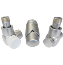 Комплект подключений для полотенцесушителя. SCHLOSSER EXCLUSIV. Сатин