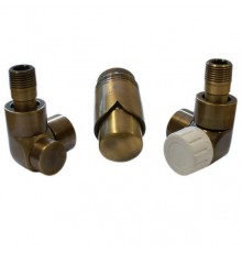 Термостатический комплект SCHLOSSER LUX. Латунь антик