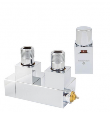 Комплект термостатический угловой SCHLOSSER Duo-plex Square