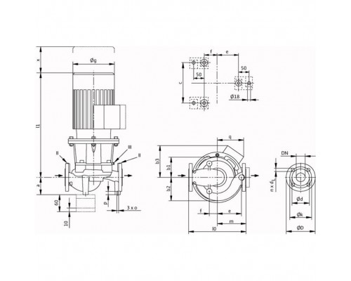 Насос Wilo-CronoLine-IL 50/110-1,5/2