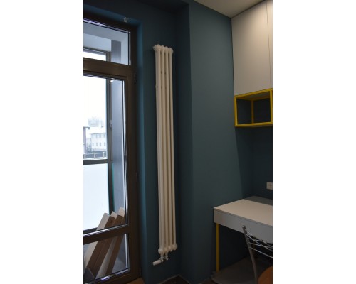 Трубчатый дизайн-радиатор производства ARBONIA (Германия), модель 2200, 4 секций, нижнее подключение 69 (слева)/89 (справа)