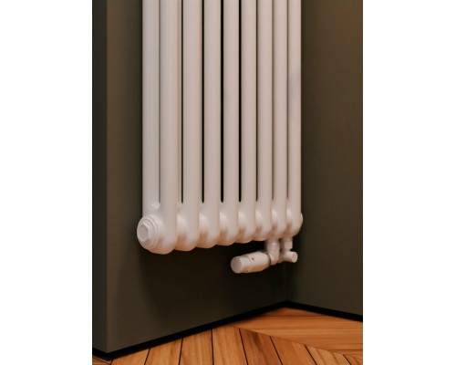 Трубчатый дизайн-радиатор производства ARBONIA (Германия), модель 2150, 9 секций, нижнее подключение 69 (слева)/89 (справа)